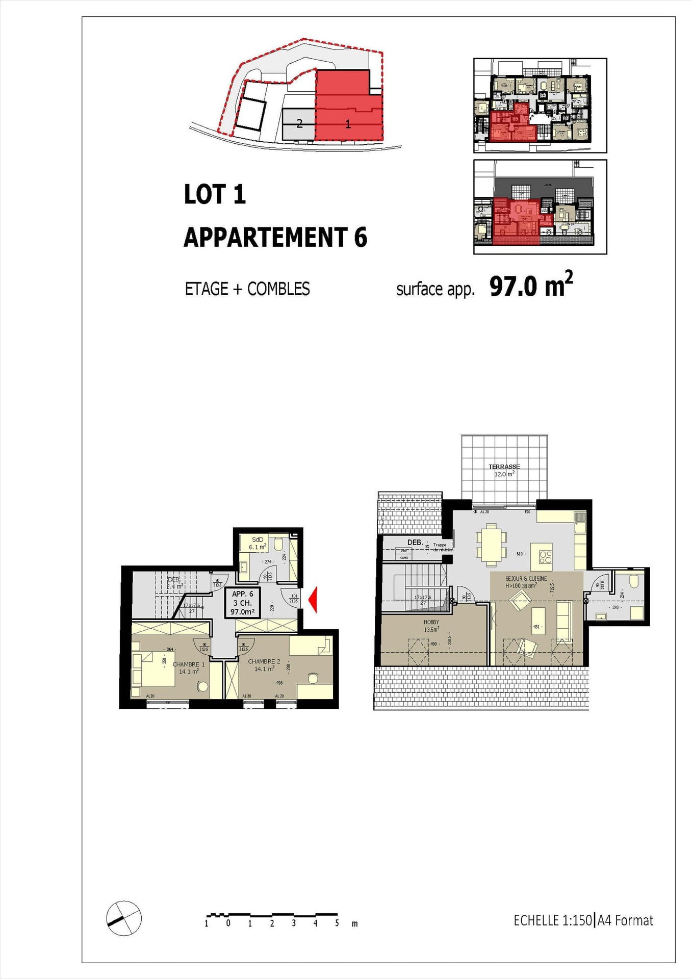 3-bedroom Apartment in Nocher - Vue 2