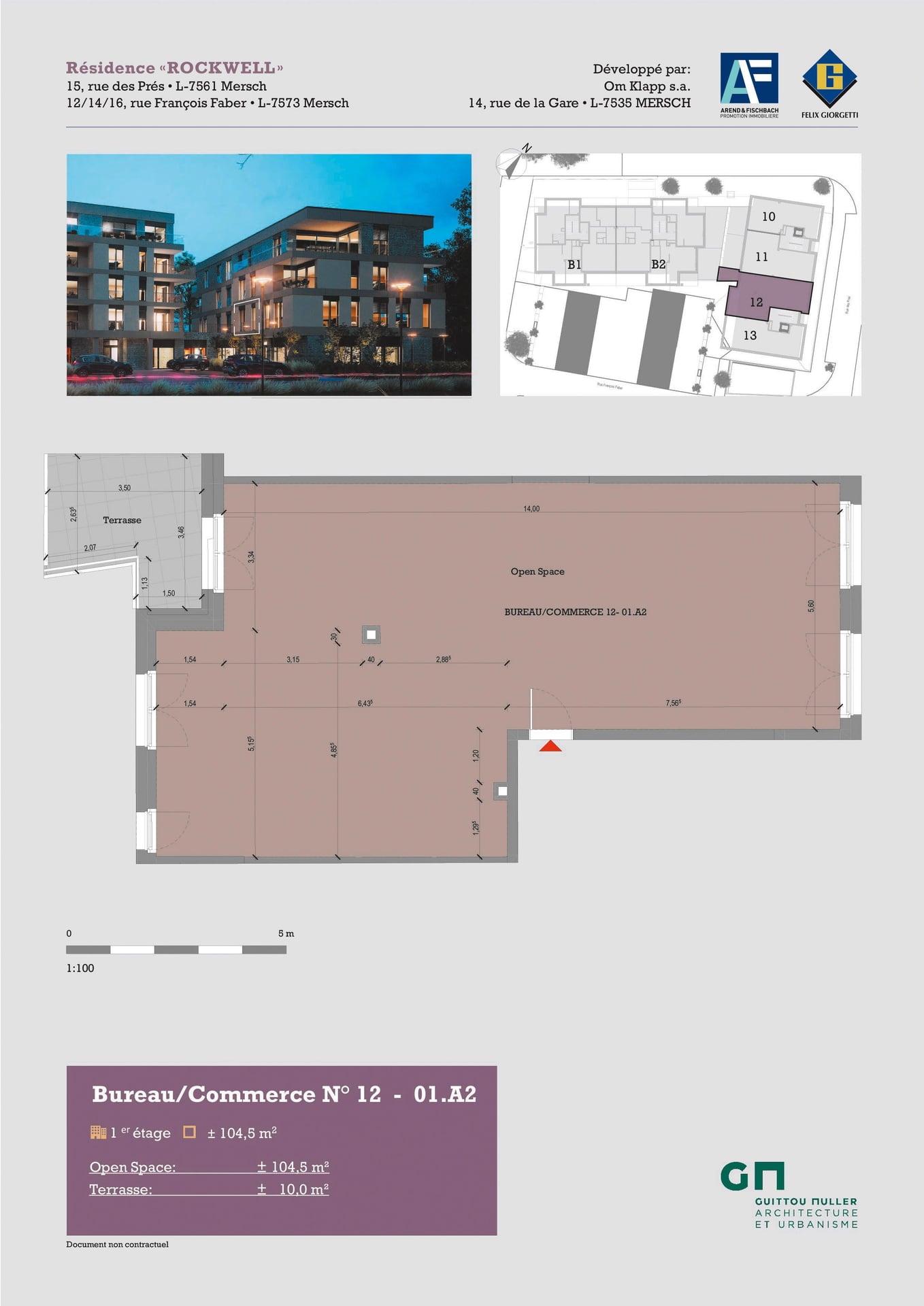 Commercial property in Mersch - Vue 2