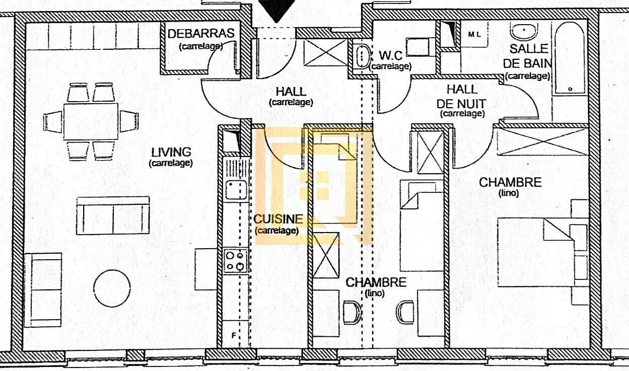 APPARTEMENT 2 CHAMBRES AVEC PARKING INTÉRIEUR À LUXEMBOURG-EICH 21