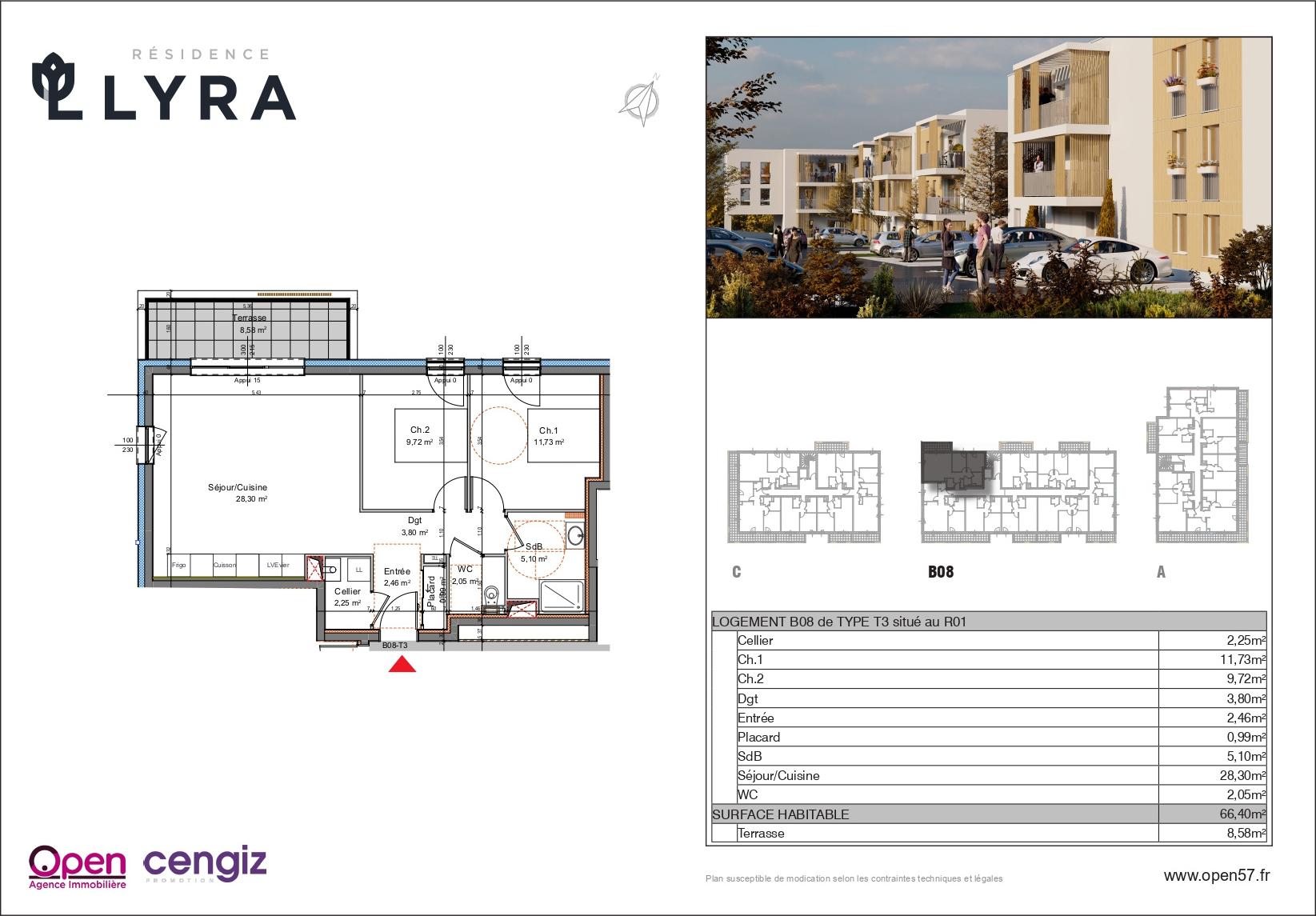 Appartement – Mexy, Meurthe-et-Moselle - Vue 2