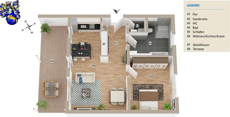 2-bedroom Apartment in Bernkastel-Kues - Ansicht 3