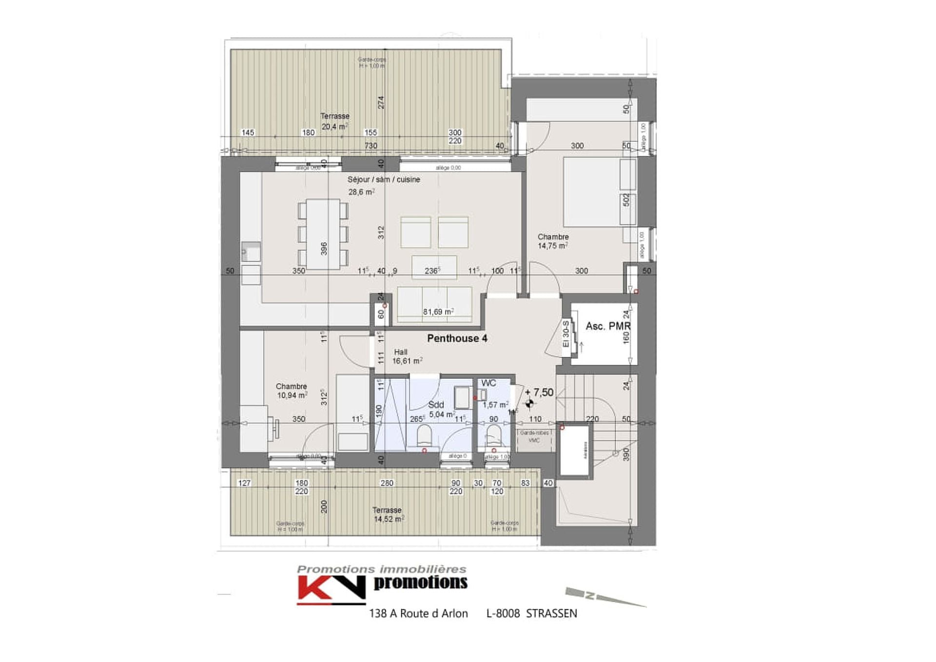 2-bedroom Apartment in Soleuvre - View 3