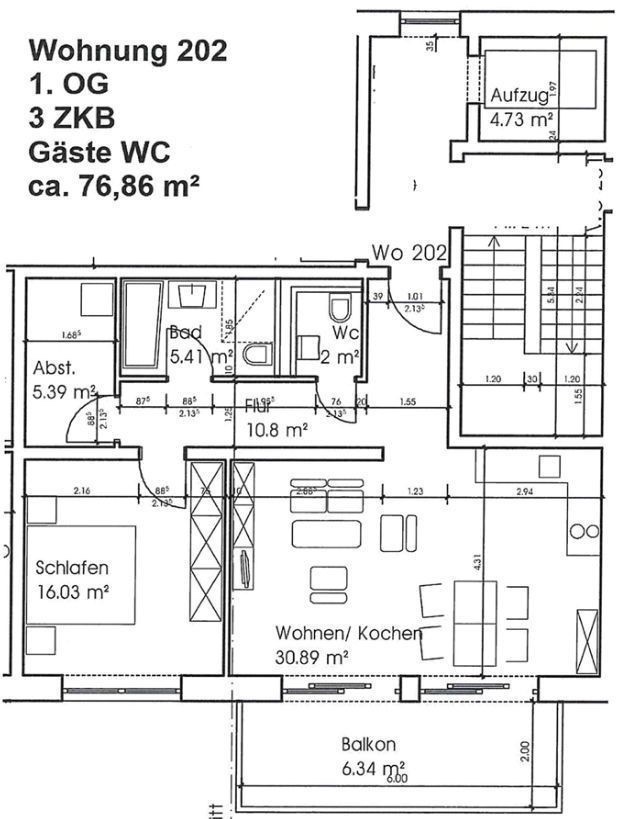 1-bedroom Apartment in Minden - Ansicht 2