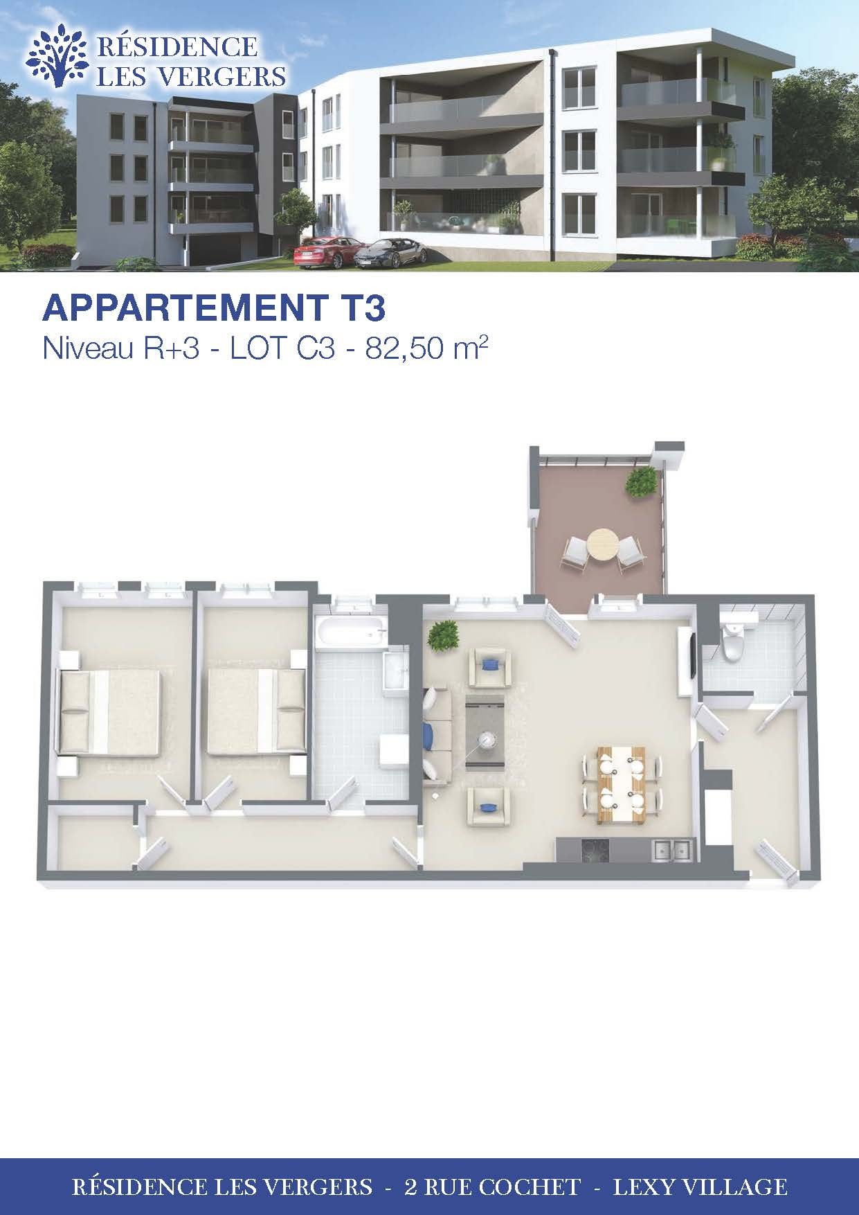 Appartement – Lexy - Vue 2