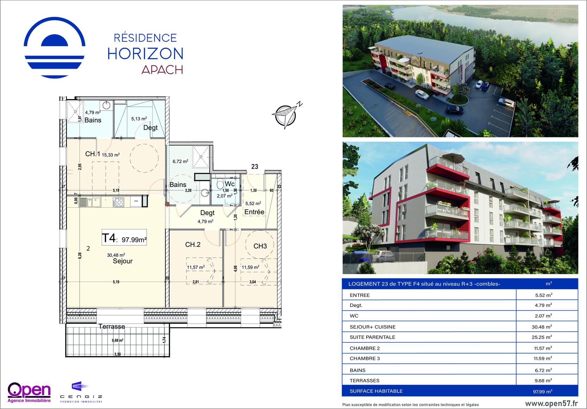 Appartement – Apach, Haut Apach - Vue 4