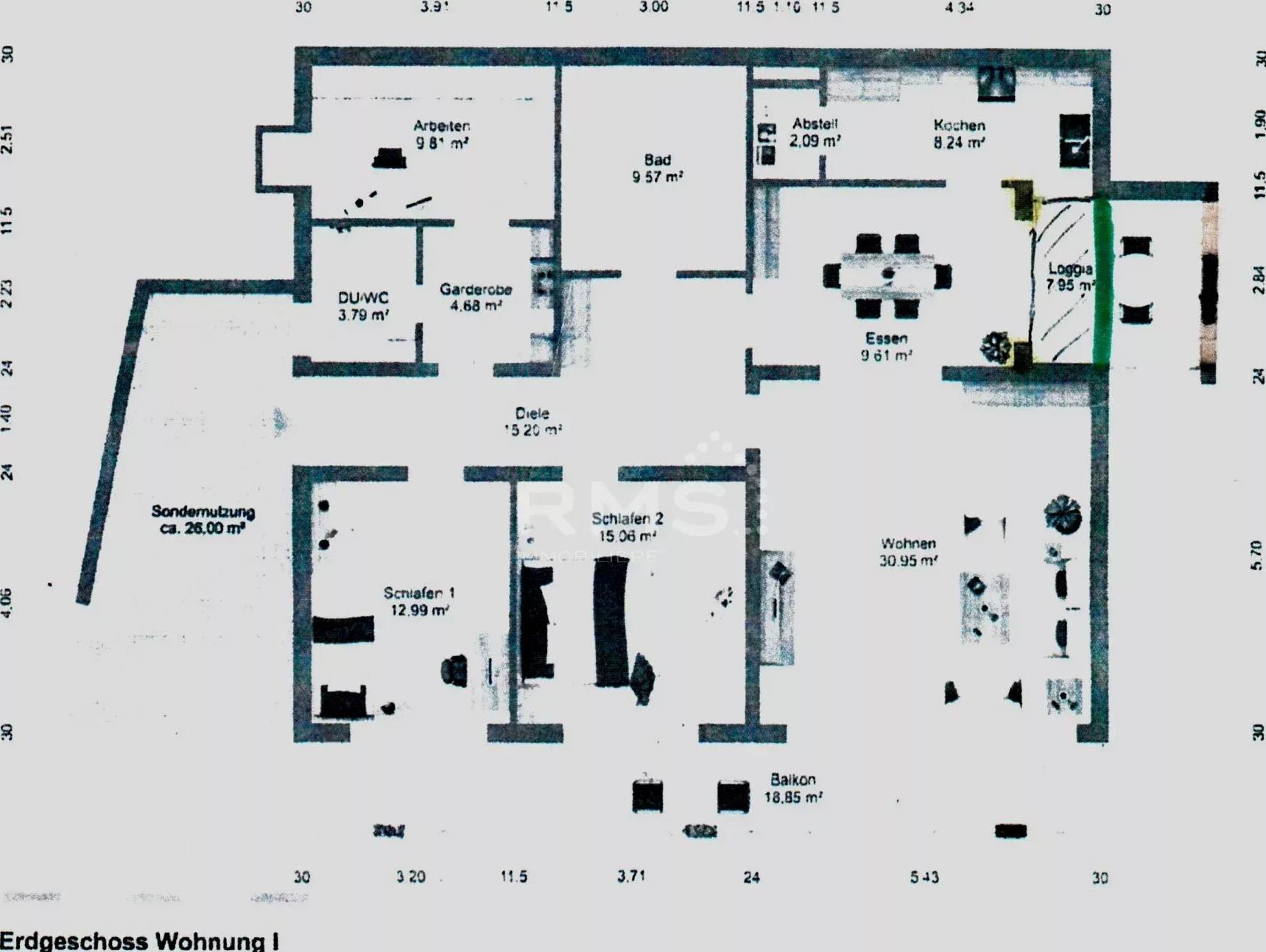 Appartement spacieux avec balcon plein sud, cuisine haut de gamme et vue imprenable – idéal pour frontaliers vers le Luxembourg - Mehr