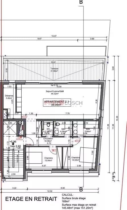 Wohnung in Hautcharage - Foto 13