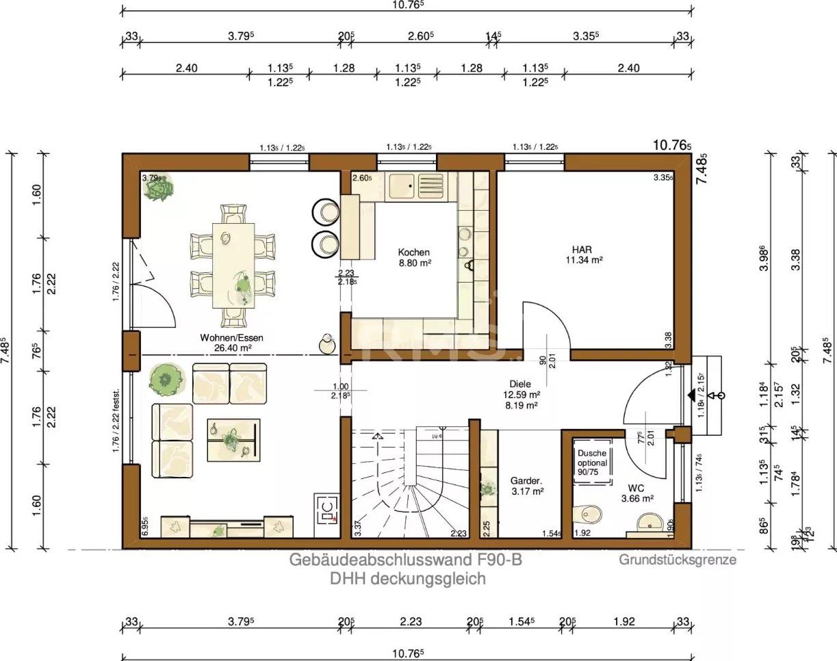 LOT 8.11 and 8.12 Semi-detached house in timer construction - Ansicht 3