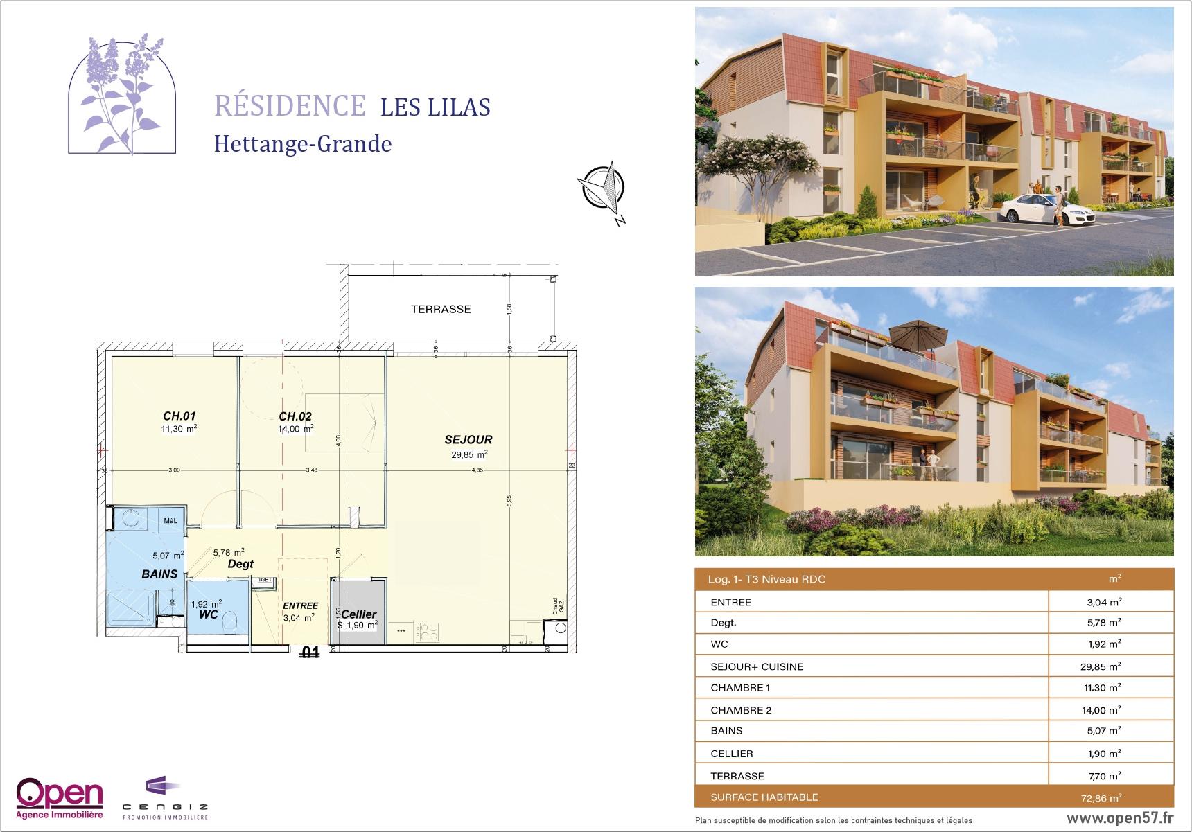 Appartement – Hettange-Grande, Soetrich