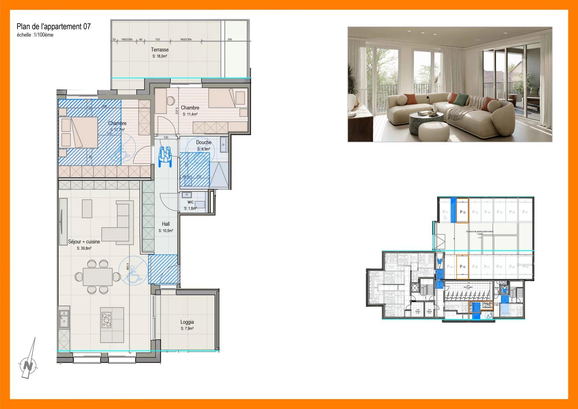 2-bedroom Apartment in Lorentzweiler - Vue 5
