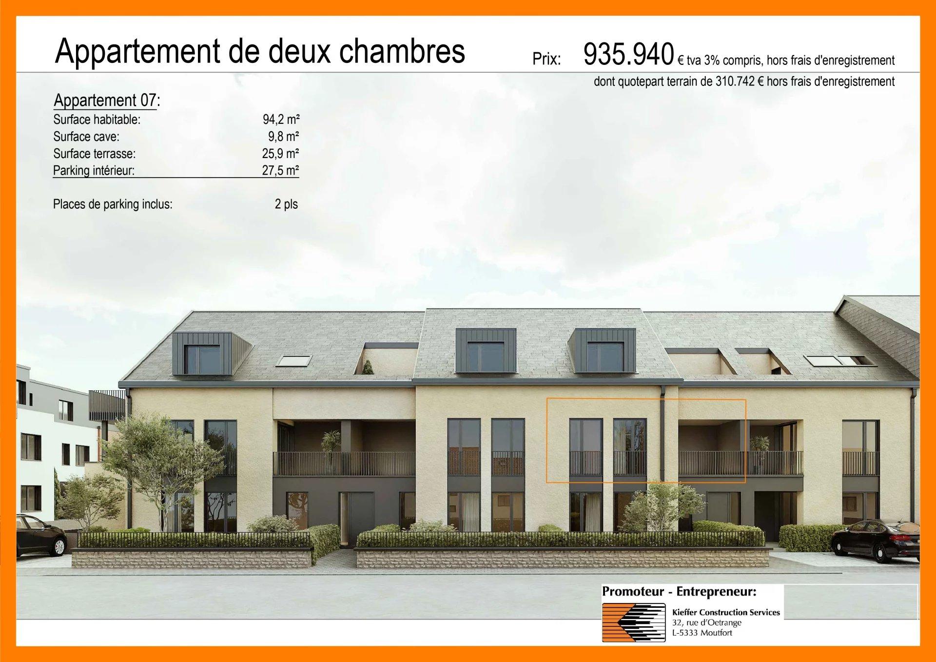 2-bedroom Apartment in Lorentzweiler - Vue 2