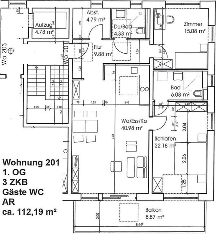 Appartement à vendre à Minden - Ansicht 2
