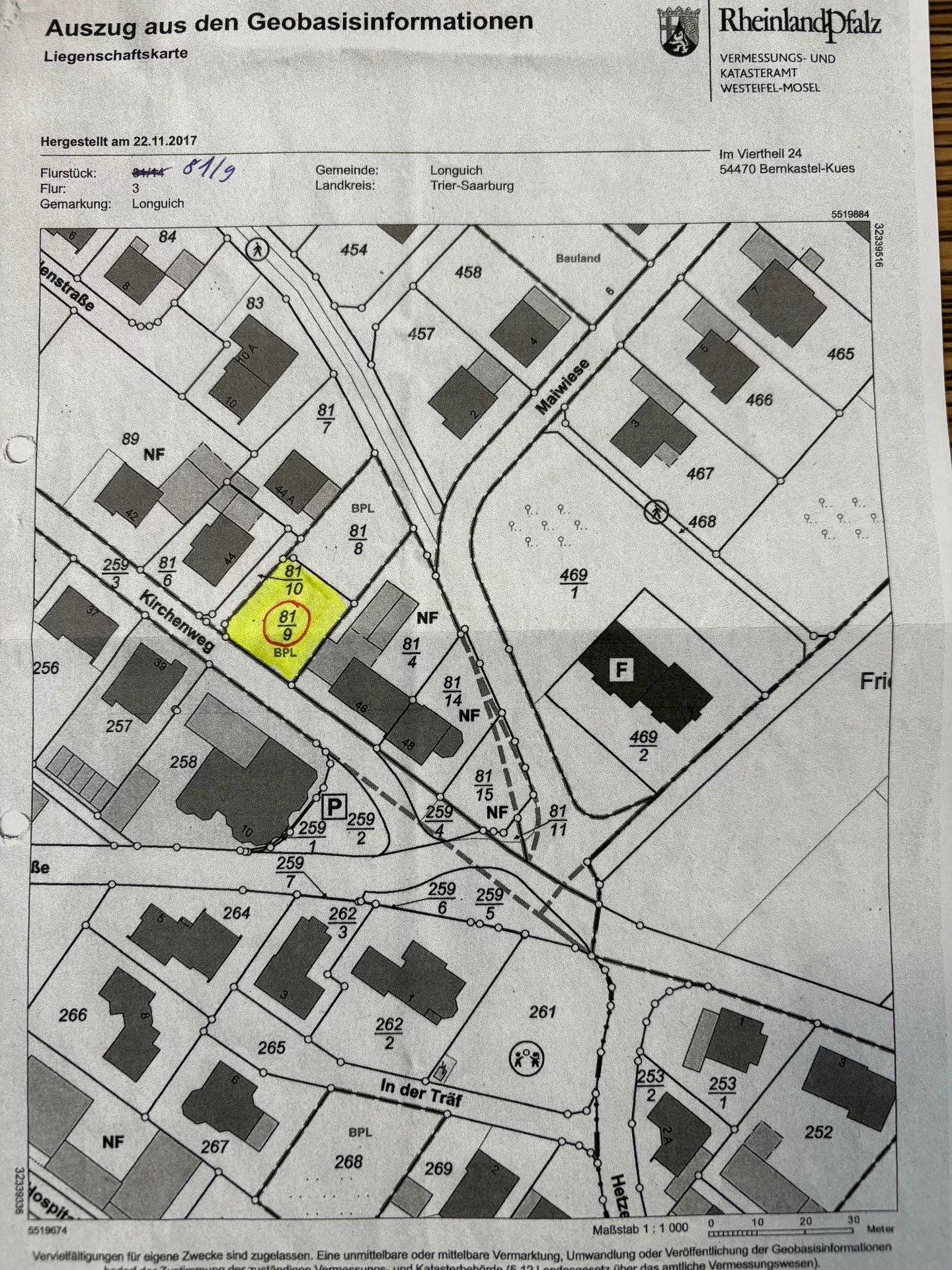 421.75 m² building land in Longuich, Germany - Ansicht 5