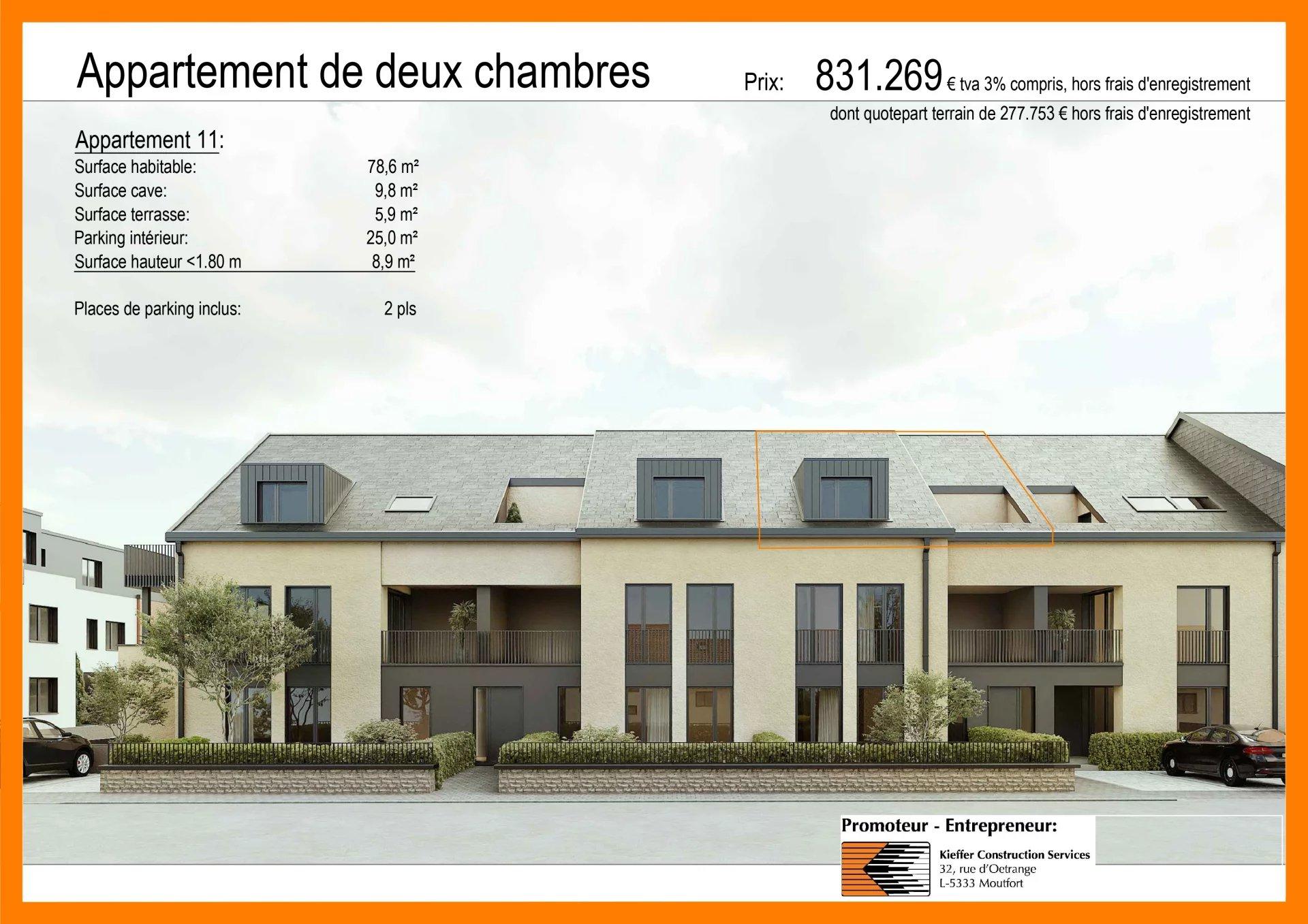 2-bedroom Apartment in Lorentzweiler - Bilde 2