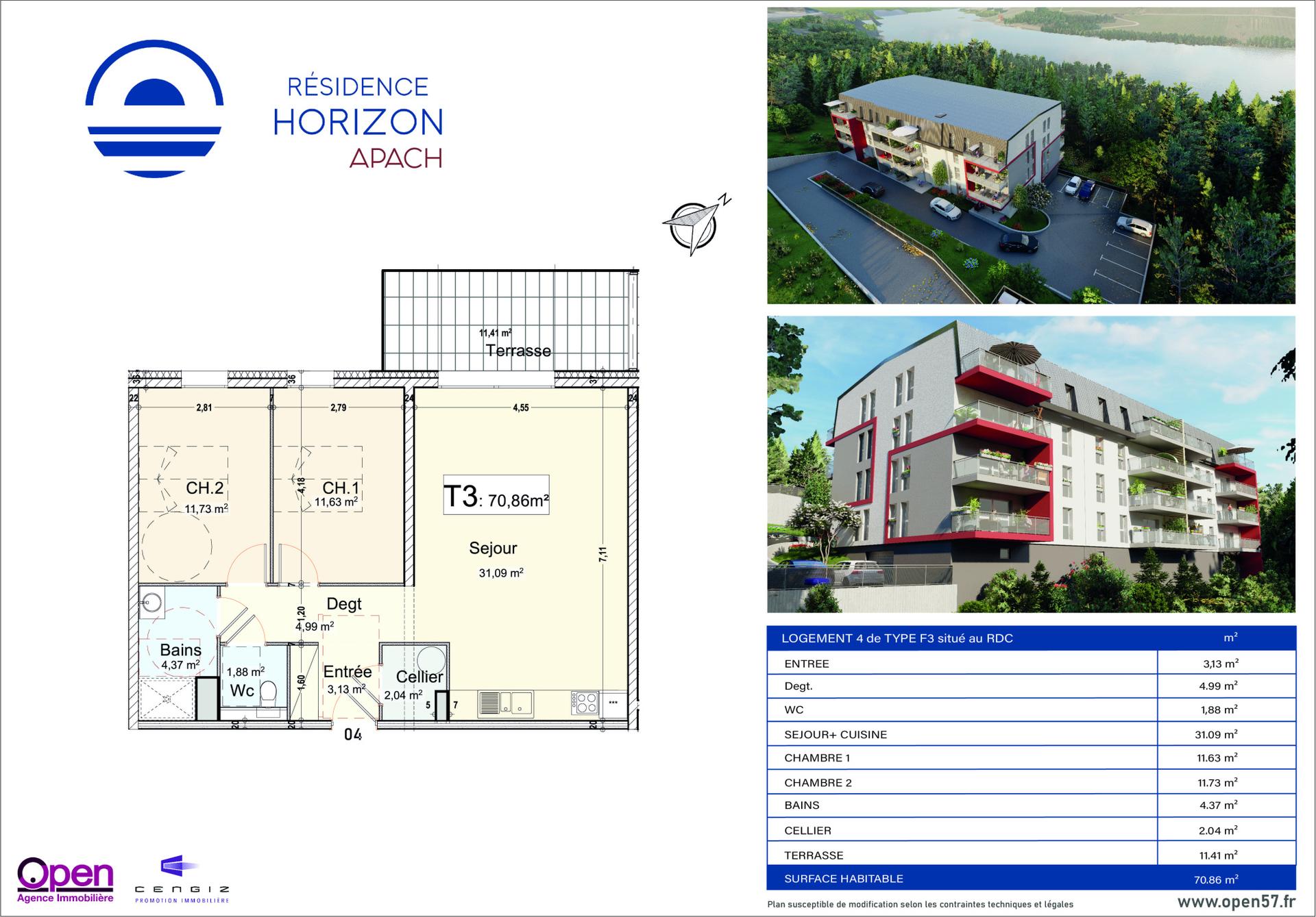 2-bedroom Apartment in Apach - Vue 3