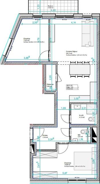 Appartement à Bascharage — 2