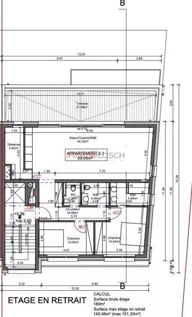 Appartement à Hautcharage - photo 13